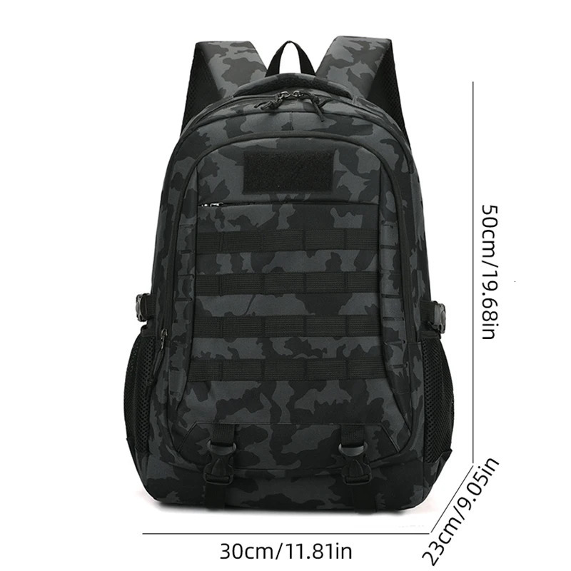 Travel Camping Backpack for Men Large Capacity Outdoor Hiking Bag Casual Nylon Trekking Mountaineering Shoulder School Rucksack 241209