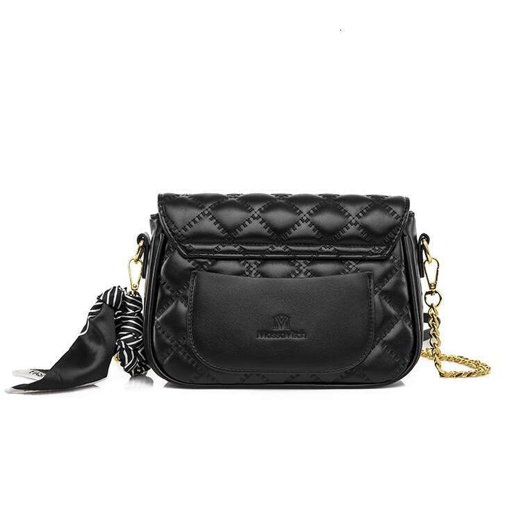 Ling grid red fashion style fragrance chain casual versatile mini light luxury Korean version popular small bag