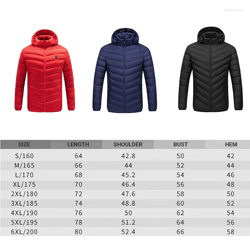 Hunting Jackets 21 Areas Heated Jacket Mens Waterproof Heating Men Warm Winter Parkas Coat Vest Tactical