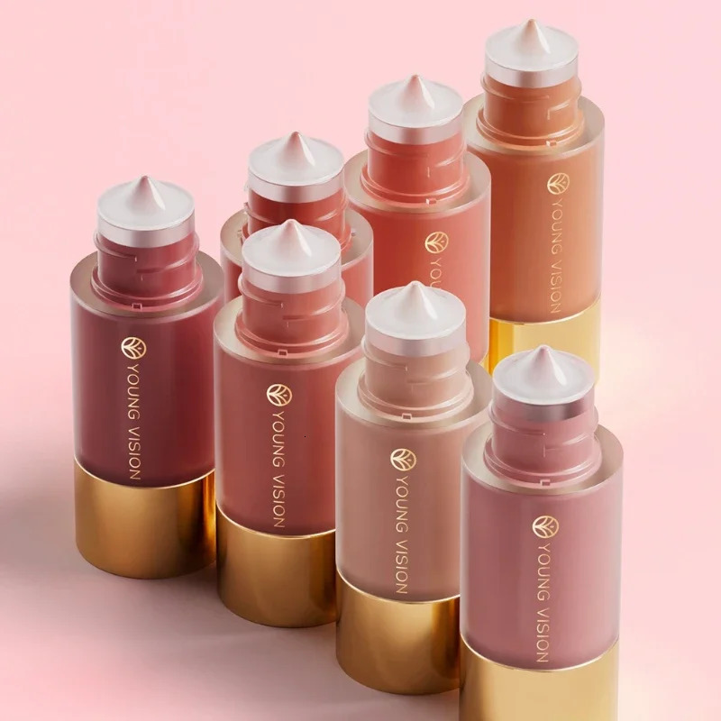 Liquid Blush Soft Matte Liquid Cream Blush Makeup Lightweight Beauty Blush Makeup for Long-Lasting Natural Velvet Liquid Blusher 241209