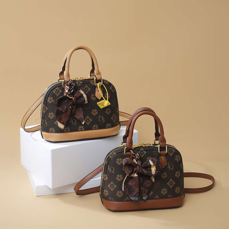 High end shell women's bag, light luxury and western-style versatile handbag, single shoulder crossbody bag