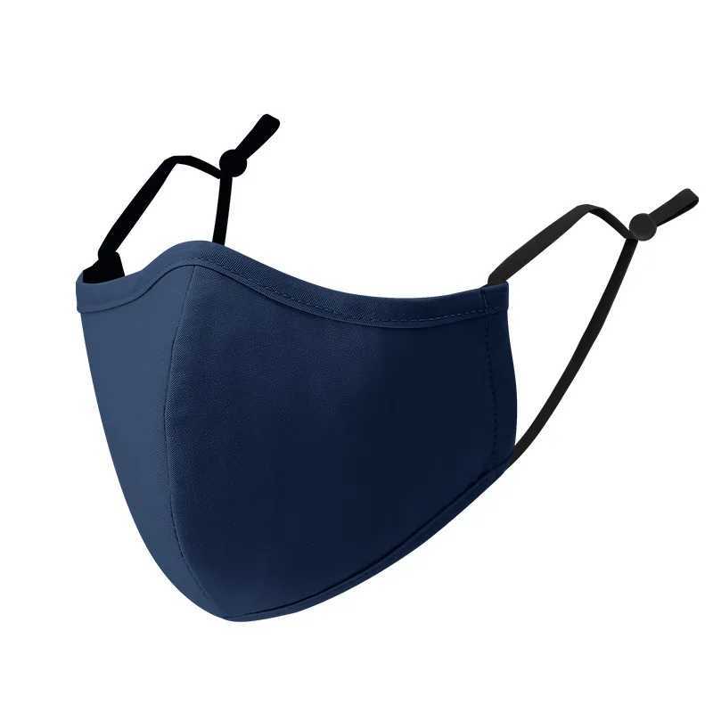3pcsCotton Solid Color Mask Pink Black Reusable Mouth Face Mask Anti Dust Unisex Windproof Mouth Mask Fabric Filter Masks WashableXJ241209