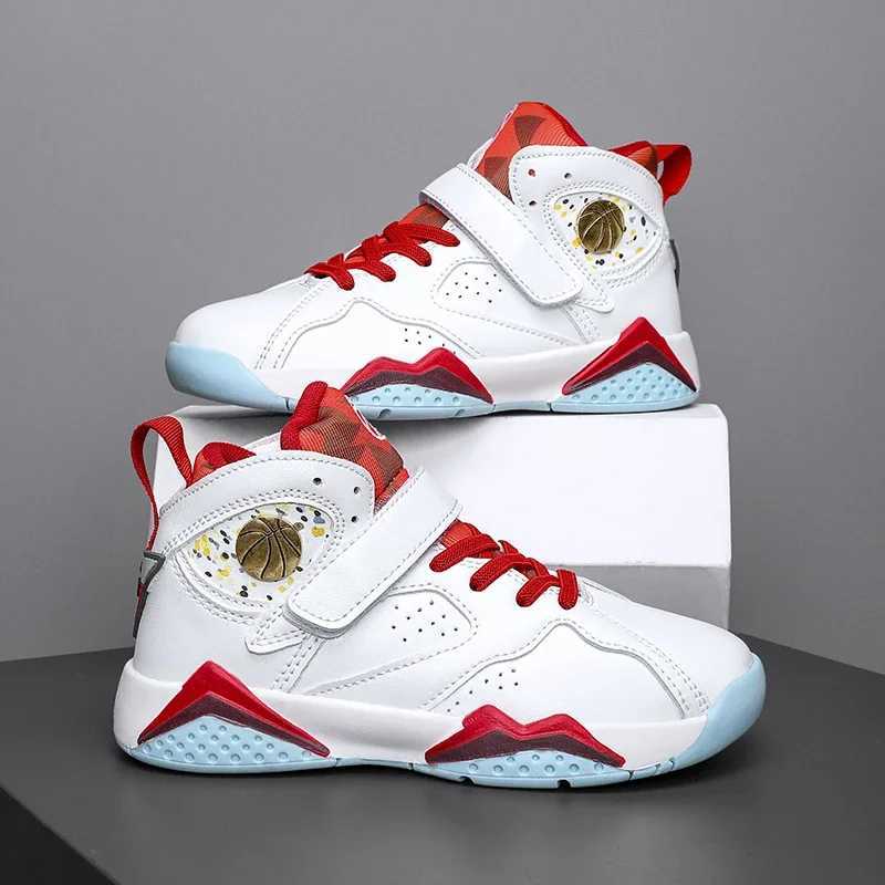 Childrens basketball shoes childrens tennis big boys breathable mesh sports shoes and running casual childrens shoes X2412092