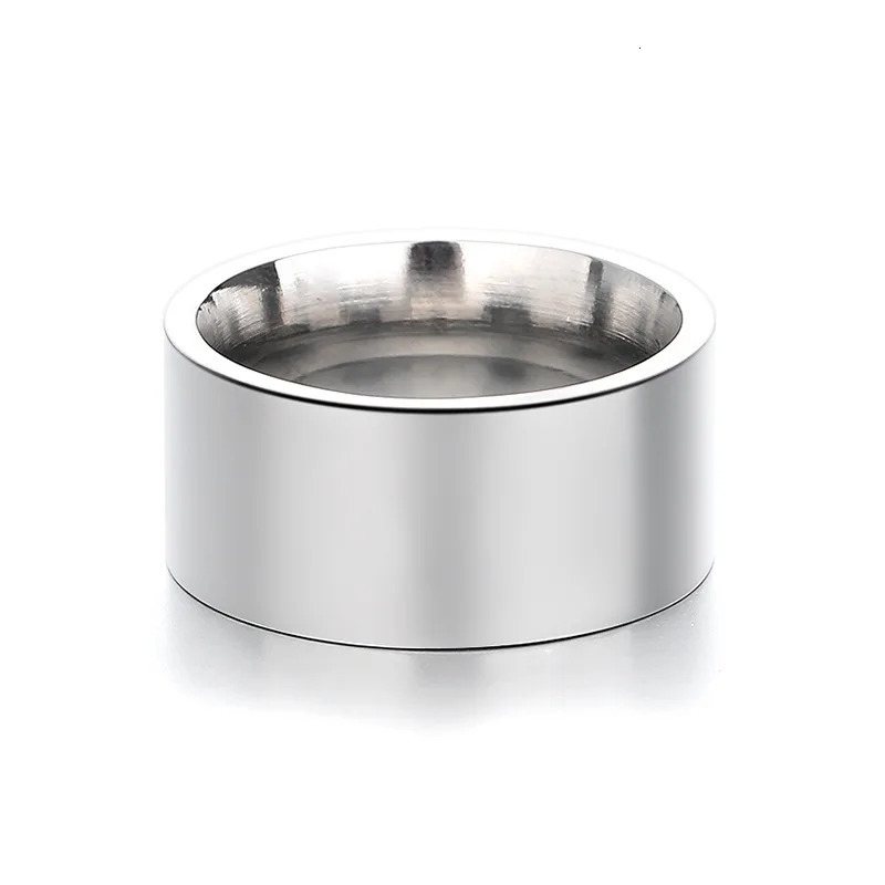 Hiphop Stainless Steel Non fading Large Wrench Ring Commemorative Fashion Simple Wide Edition Mens Ring Jewelry Gift 241209