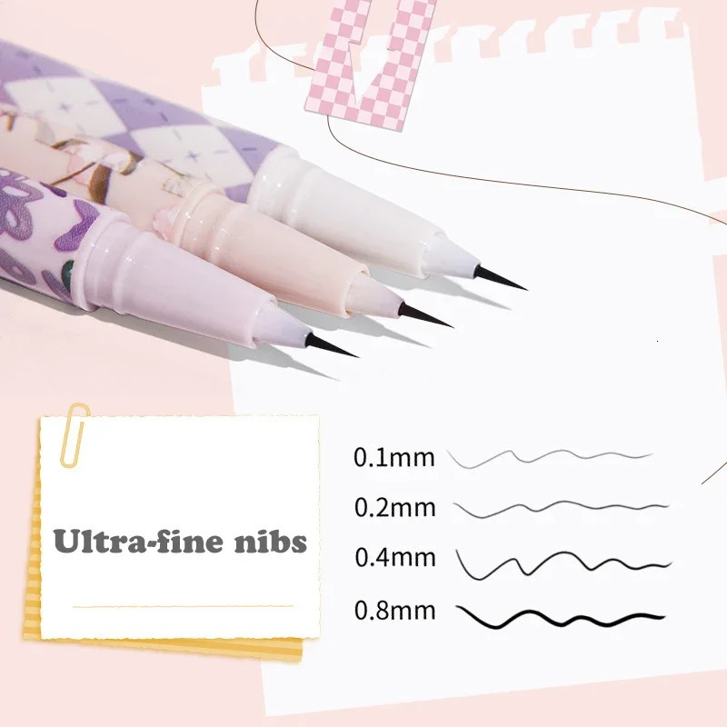 White Eyeliner Soft Gel White Eye liner Pencil Highly Pigmented Long Lasting Waterproof Eyeliner Pen Brightening Eye Makeup Tool 241209