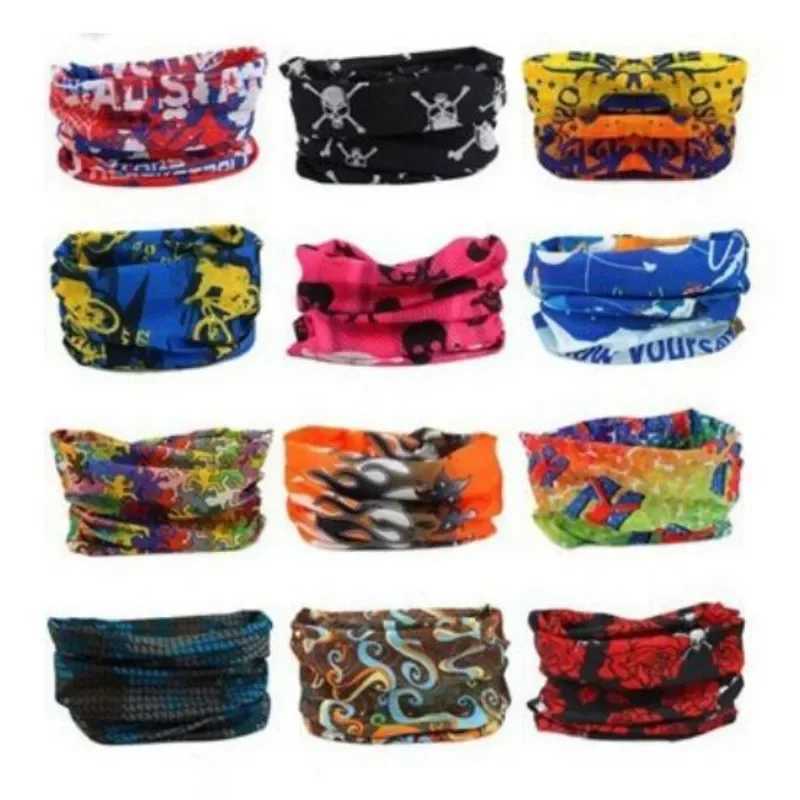 3pcsMen/Women Sports Sunscreen Masks Scarf Headband Outdoor Neck Warmer Cycling Bike Bicycle Riding Face Mask Head Scarf SweatbandXJ241209