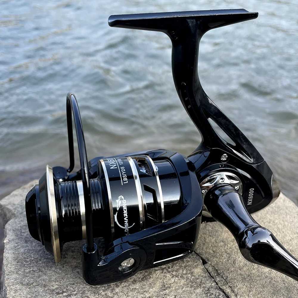 High-Quality Metal Spool Saltwater 5.2 1/4.7 1 High Speed Reel Waterproof Suitab for Pike Fishing 2000-7000SreiesXJ241209