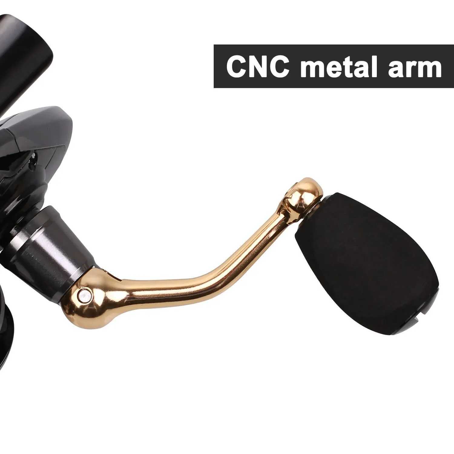 High Quality Fishing Reel Metallic CNC Spool 12KG Max Drag 12BB 1000H-5000H ft/Right Hand Spinning Fishing Reel AshconfishXJ241209