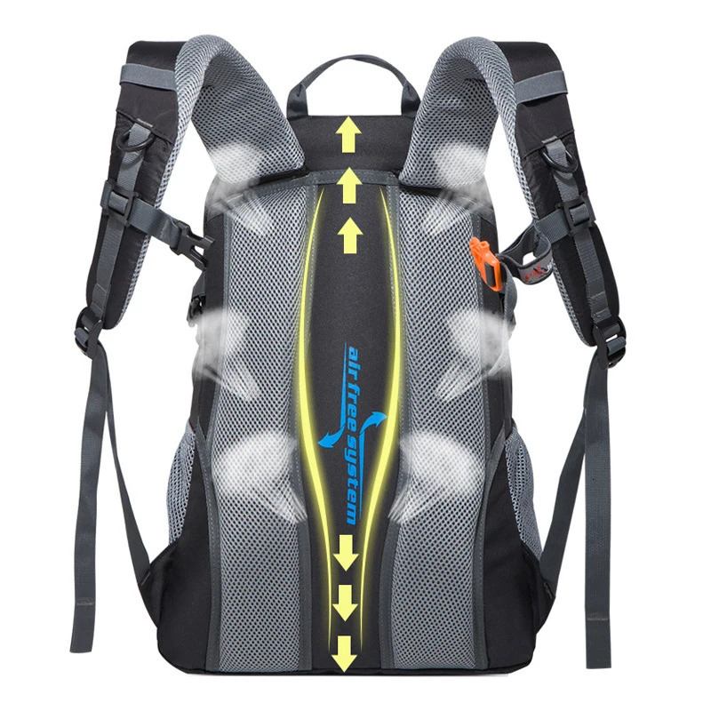 35L Hiking Backpacks Outdoor Waterproof Men and Women Mountaineering Travel Sports Backpack Large Capacity Camping Bag 241209