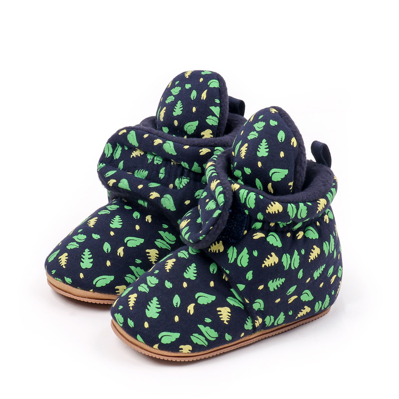 Infant Winter Newborn Baby Socks Shoes Littlesprouts Boy Girl Toddler First Walkers Booties Cotton Comfort Soft Anti-slip Warm Crib Shoes