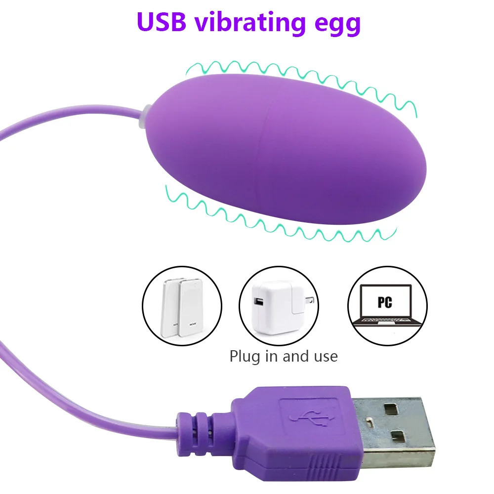 Man Nuo egg vibrator G-Spot Vibrators 18 Sex Adult Toys for Women USB Vibrating Egg Clitoris Stimulator Vaginal Massage Ball 241209