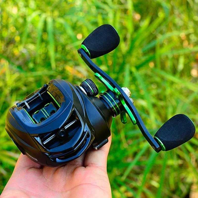 Proberos Fishing Reel 7.2 1 Gear Ratio Max Drag 20kg Baitcasting Reel with Aluminum Spool Lure Freshwater PescaXJ241209