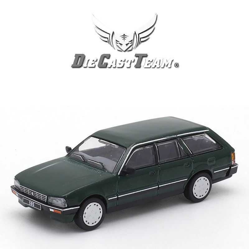 DCT 1/64 Peugeot 505 SW Colecci n Car Alloy Toy Car Die Casting Metal Model Childrens Christmas Gift Toy X241209