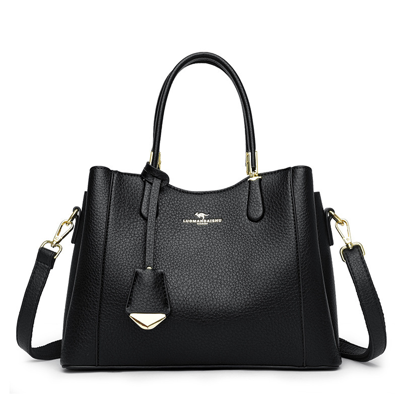 Bag, female mother designer's new wedding bag, atmospheric single shoulder large capacity handbag, middle-aged women's bag