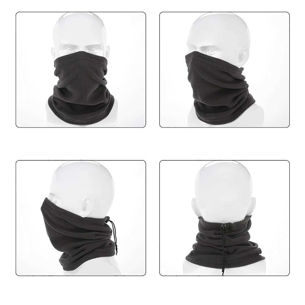 3pcsWinter Neck Warmer Gaiter Fleece Neck Cover Cotton Balaclava Windproof Face Cover Mask for Womefor Winter Outdoor Sport CyclingXJ241209