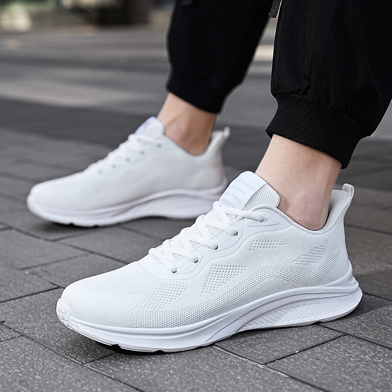 Sneakers Mesh Lightweight Casual Lac-up Men Tenis Breathable Running Shoes Mens Trainers atillas Hombre EU38-45