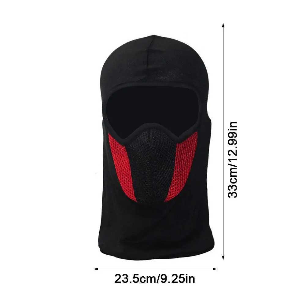 3pcsBreathable Motorcycle Balaclava Full Face Mask Hat Cycling Sports Dustproof Windproof Scarf Headgear Men Women Neck Face TubesXJ241209