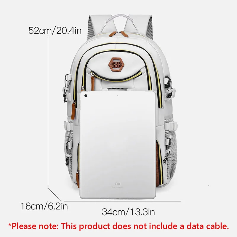 Outdoor Travel Backpack Large Capacity Sports Camping Trekking Knapsack Men Women Laptop Bag With Shoes Pocket School Bags 241209