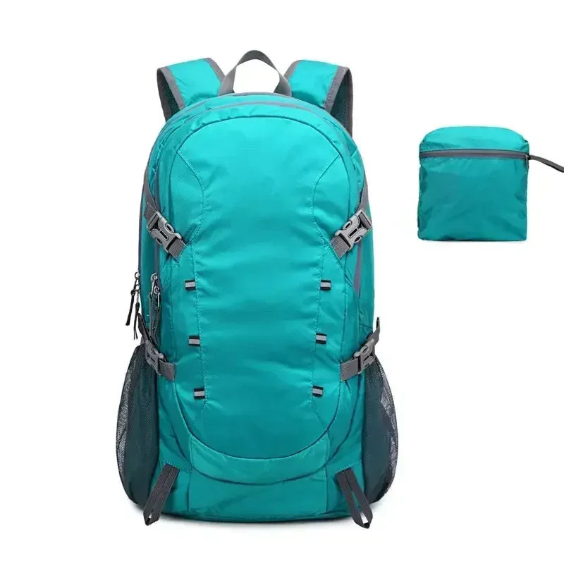 Outdoor Foldable Backpack 40L Ultralight Waterproof Soft Camping Shoulder Pack Climbing Travel Mountaineering Camping Hiking Bag 241209