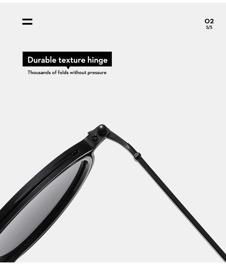 Fashion men's round metal full rim glasses personalised deconstructed glasses suitable for travelling and taking photos