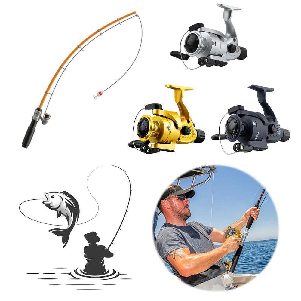 Spinning Wheel 5 Ball Bearings All Purpose Fishing Spinning Reel 5.1/1 Gear Ratio Carp Fishing Reel for Freshwater SaltwaterXJ241209