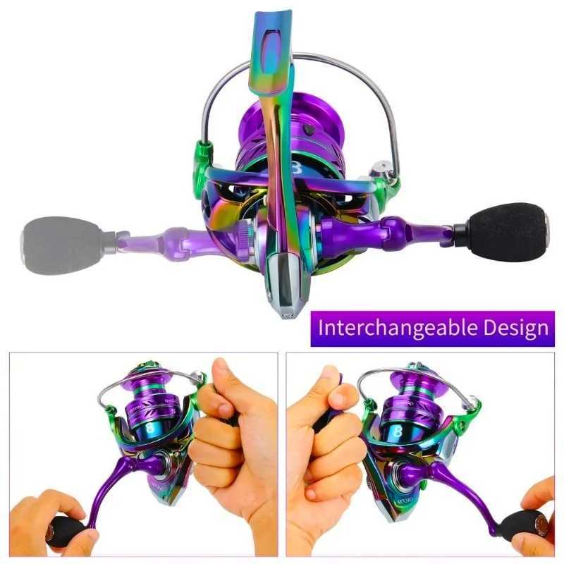 Sougayilang 1000-5000 Spinning Fishing Reel 5.2 1 High Speed Ratio EVA Grip Max Drag 12kg Hand Right/ft Carp Fishing ReelXJ241209