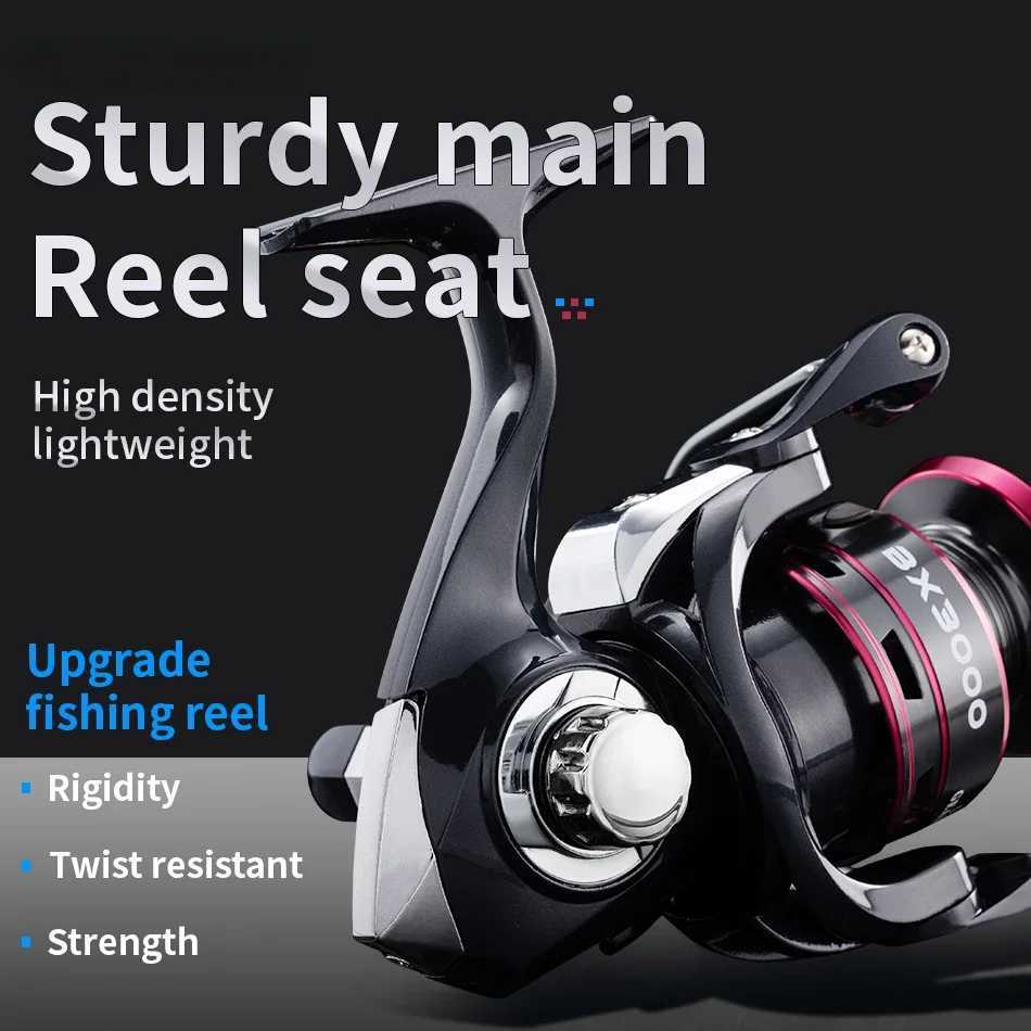 BX Fishing Reel 1000-7000 Spinning Reel Stainss Steel Bearing Fishing Reel 8KG Max For Sea Fishing CarpXJ241209