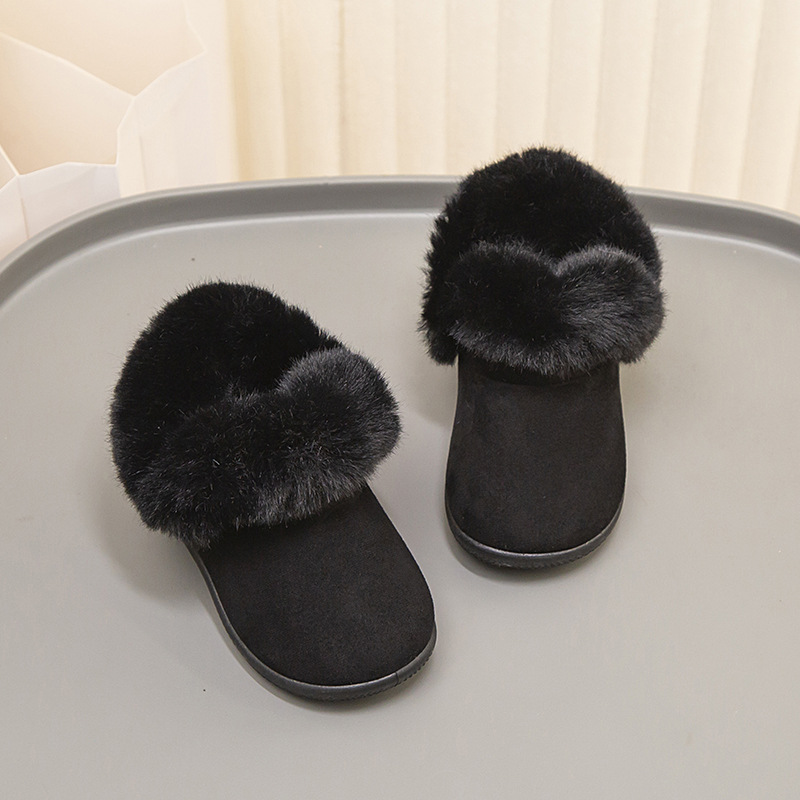 Baby Girl Shoes Snow Boots Kids Cotton Shoes Littlesprouts Plush Warm First Walkers Non-slip Infant Boots Size 12 - 17