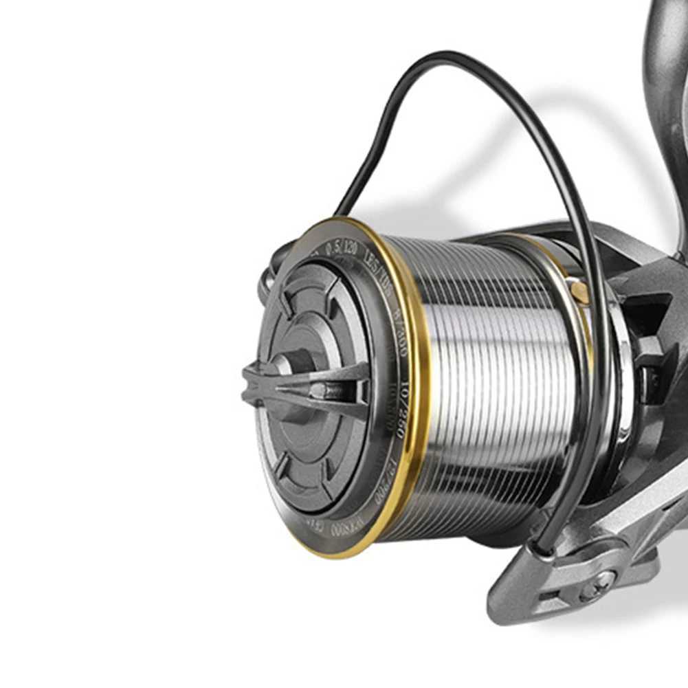 Spinning Reel 17+1BB Bearings 4.8 1 Gear Ratio With 18KG Braking Force 8000-14000 Wire Cup For Outdoor FishingXJ241209