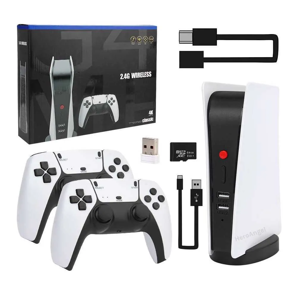 NEW M5-PS5 Game Console Video Gamebox 20000 Retro Arcade Games Built-in Speaker 2.4G Wireless Controller FOR PS1/CPS/FC/GBA Z241029