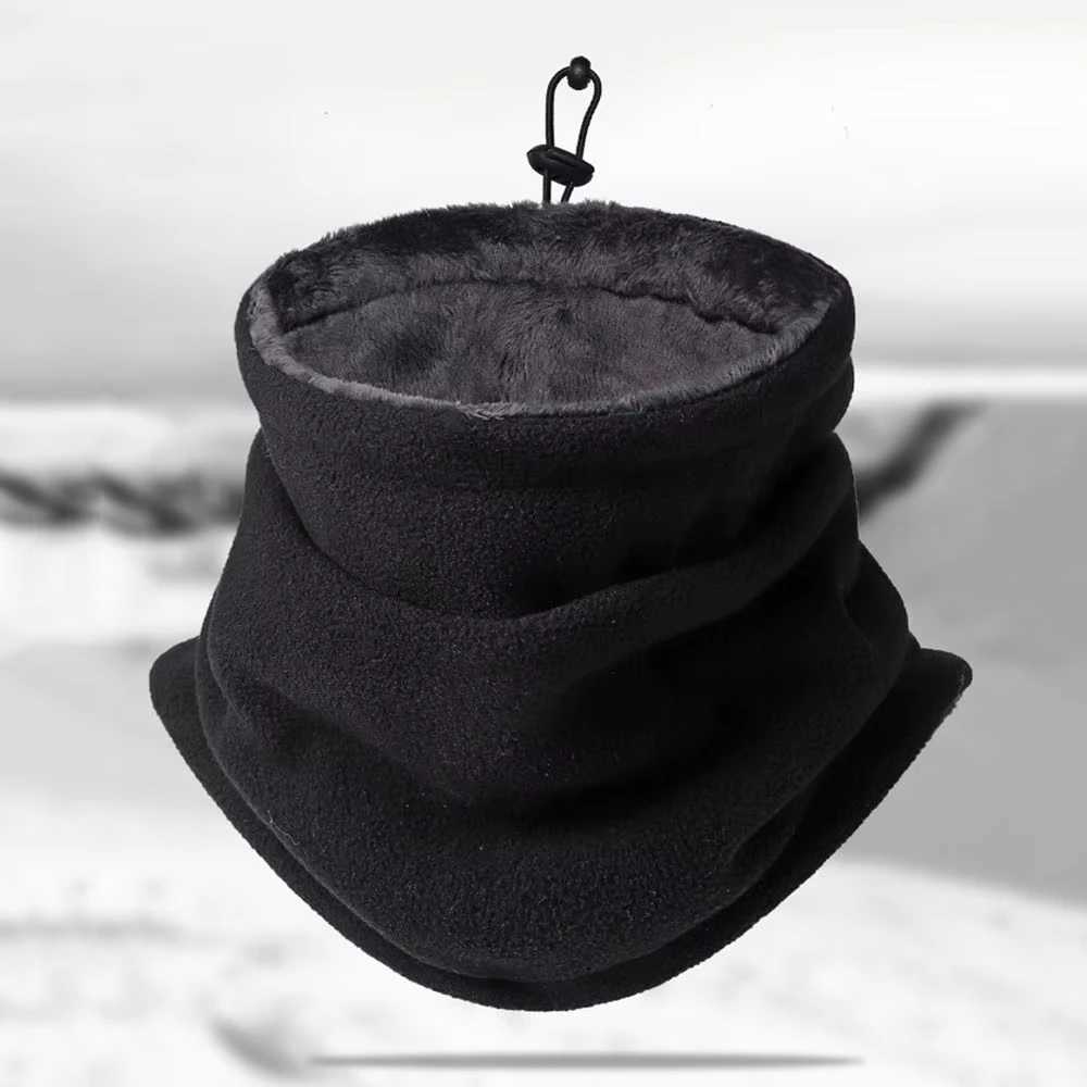 3pcsSoft Polar Fleece Neck Warmer Fishing Skating Running Sport Face Mask Outdoor Winter Camping Hiking Hat Warm Cycling ScarfXJ241209