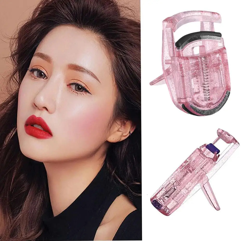 1pcs Portable Eyelash Curler Professional Multicolor Curling Auxiliary Eyelash Eyelashes Make False Clip Folding Up Beauty K9C8 241209