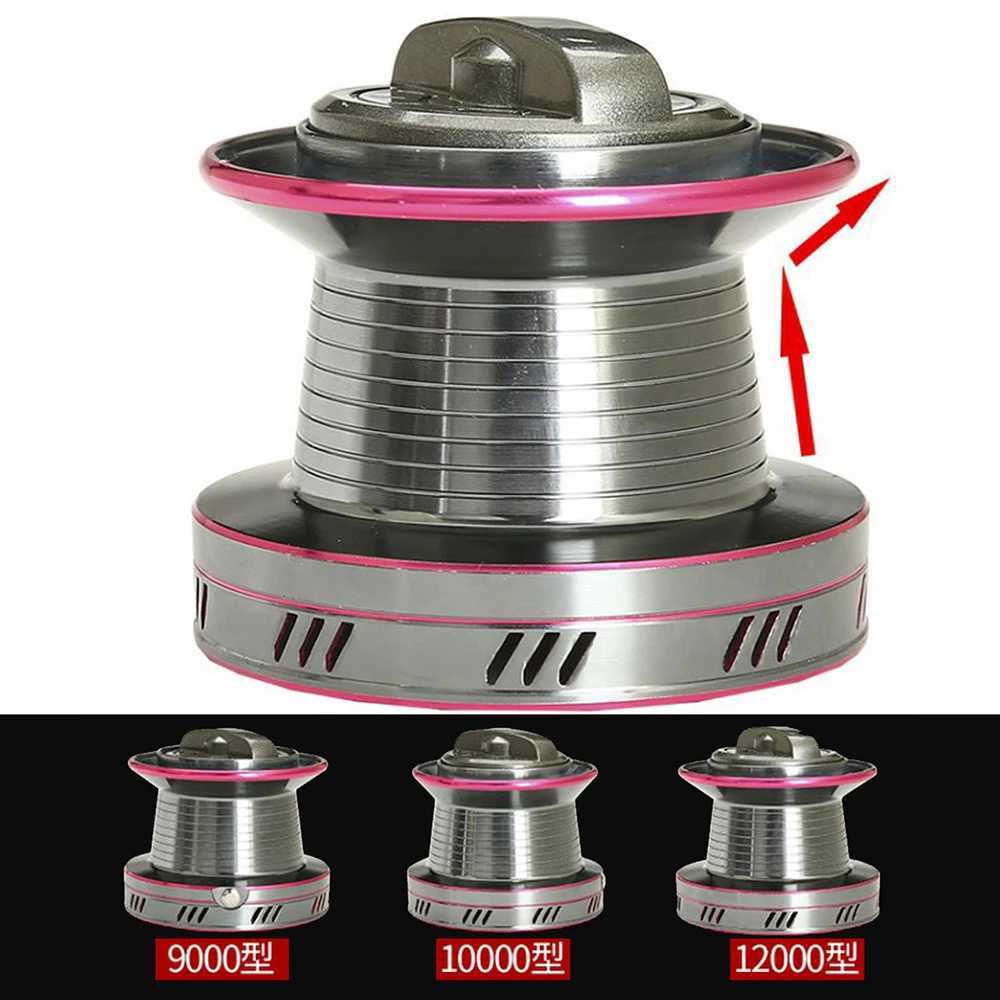 GHOTDA Spinning Reel Deep Metal Spool 12000 10000 9000 Series Fishing Reel Saltwater Max Drag Power 20-30kgXJ241209
