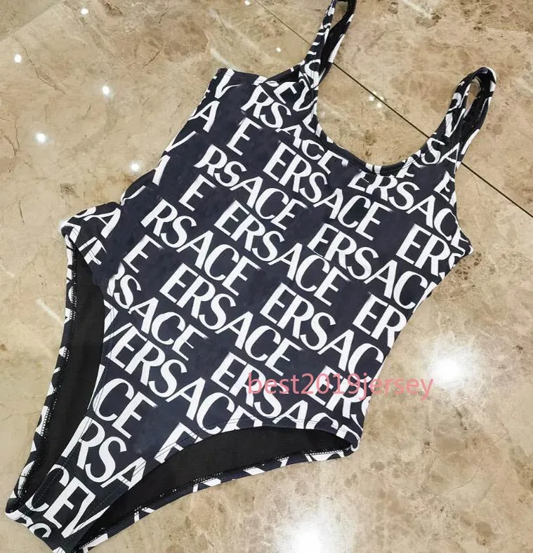 Swimons de maillots de bain pour femmes Swimwear un morceau de maillot de bain rembourré un morceau de bain de plage d'été vintage Bikini Fr Expé