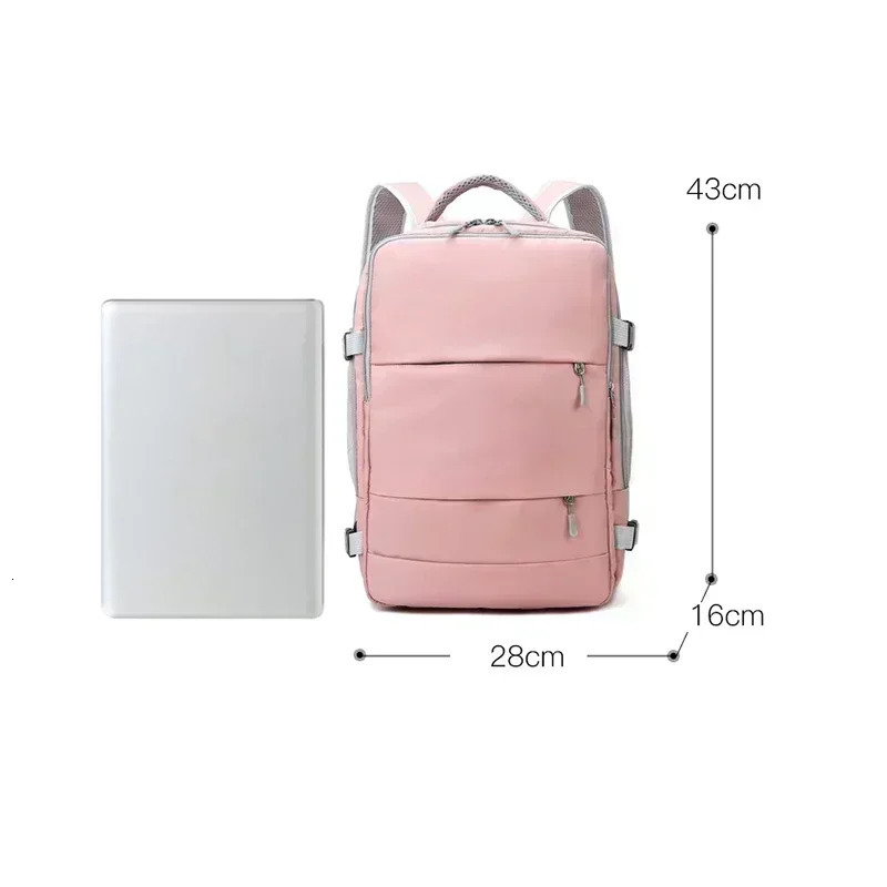 Multifunctional Travel Backpack For Women USB Charging Port Waterproof Sport Fitness Storage Bag Trekking Mountaineering Bag 241226