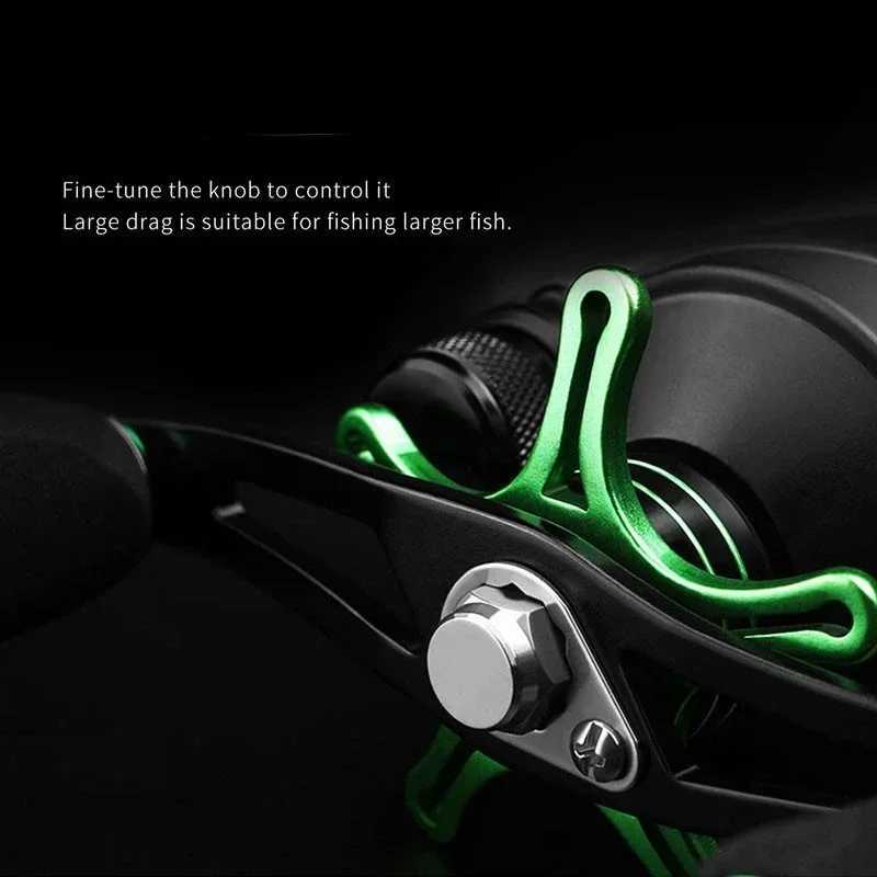 Proberos Fishing Reel 7.2 1 Gear Ratio Max Drag 20kg Baitcasting Reel with Aluminum Spool Lure Freshwater PescaXJ241209