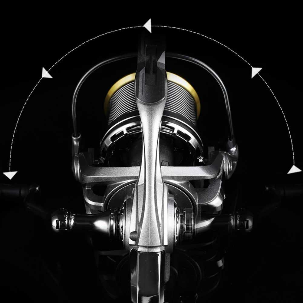 Spinning Reel 17+1BB Bearings 4.8 1 Gear Ratio With 18KG Braking Force 8000-14000 Wire Cup For Outdoor FishingXJ241209
