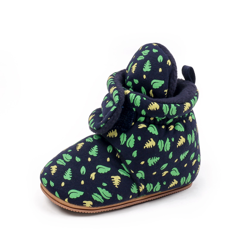 Infant Winter Newborn Baby Socks Shoes Littlesprouts Boy Girl Toddler First Walkers Booties Cotton Comfort Soft Anti-slip Warm Crib Shoes