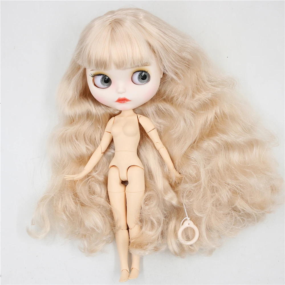 ICY DBS Blyth doll 16 bjd joint body white skin matte face nude anime toy smiling girls gift 241209