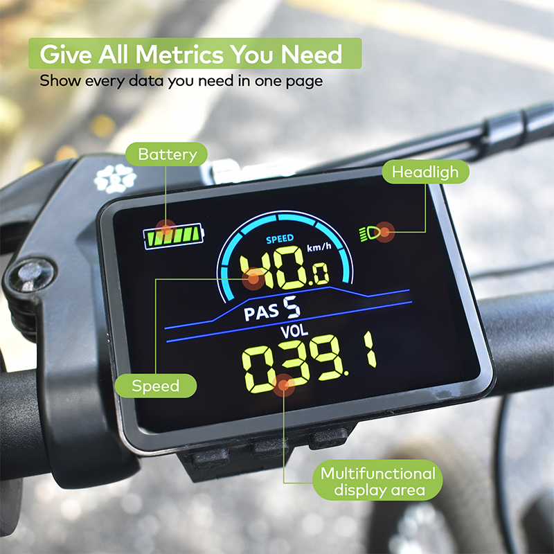 Efficient 500W eBike Control Module with Advanced LCD Screen - Ideal for E-Scooters & Bicycles