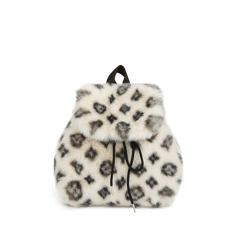 Autumn and winter fur bag new casual small women's versatile Korean version high-end fashion backpack