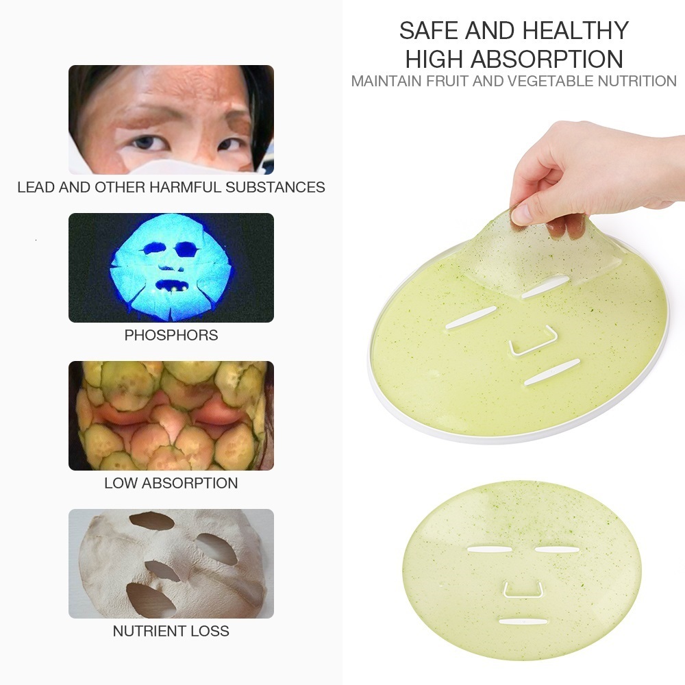 Self-Make Natural Fruit Face Hine DIY Vegetable Juice Collagen Automatic Maker Home Use Beauty Salon Mask Device