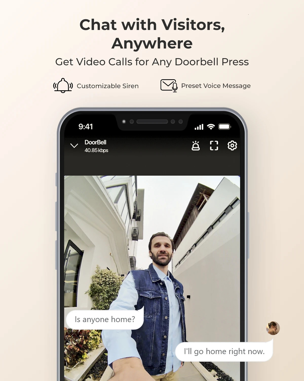 Reolink Smart 2KPoE video doorbell wired video intercom with Chime Human Detection 2-channel audio doorbell support Alexa 241209