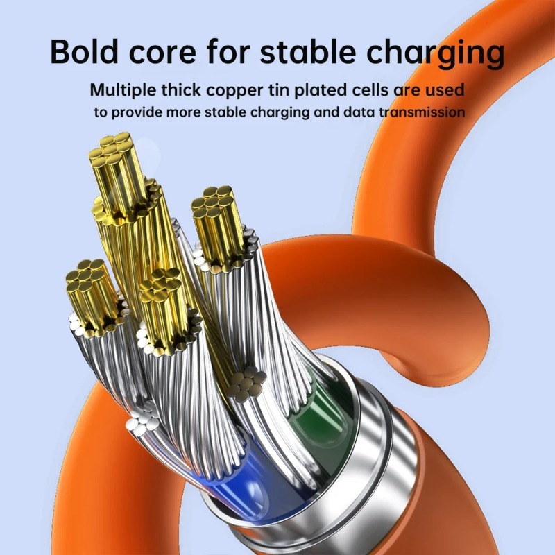 6A 120W USB C To Type C Cable For Samsung S24 iPhone 15 16 Pro Max Macbook Xiaomi 15 POCO PD Fast Charging Charger cable