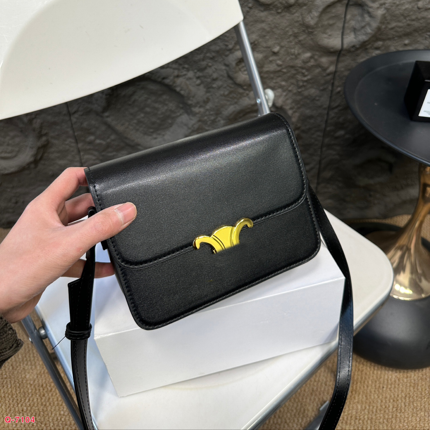 designer bag crossbody bag triomphes bag Genuine Leather Women Shoulder bag top quality Classic teen Wallet ladies luxury bag Underarm Saddle bag