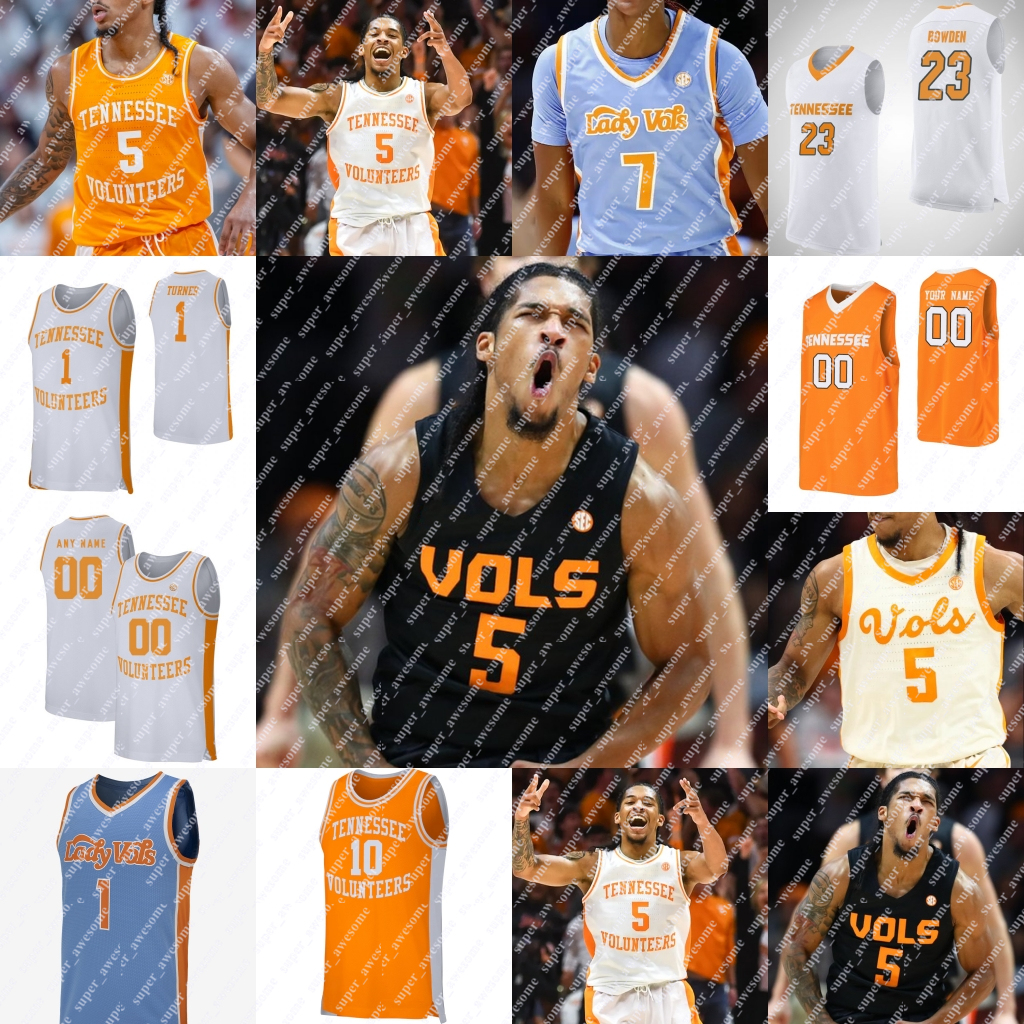 Tennessee Volunteers Basketball Jersey Dalton Knecht Chaz Lanier Igor Milicic Jr Zakai Zeigler Felix Okpara Cade Phillips Jahmai Mashack Bishop Boswell Yves Pons