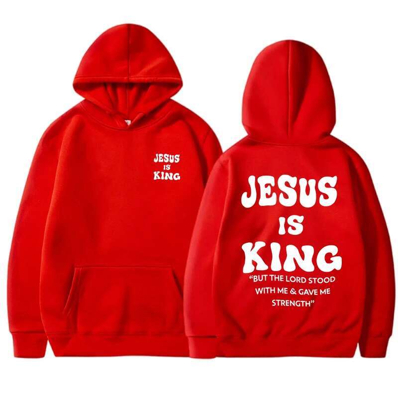Plus Size Jesus Christian Hoodies Fashion Hoodie Letter Print Sweats Haruku Coats Women Sweatshirt Gym Pullovers Women's Men's and women