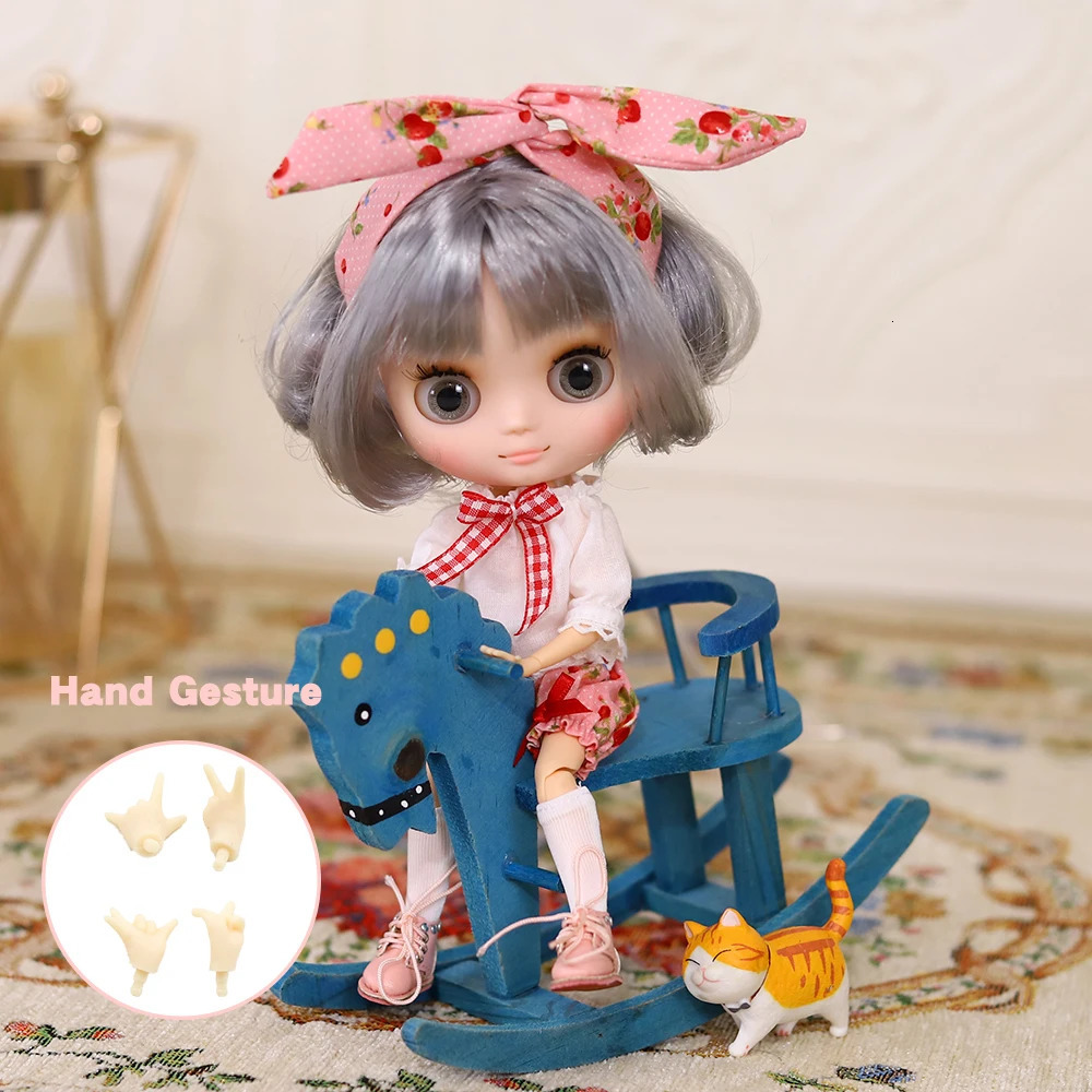 ICY DBS Blyth Middie Doll Joint Body 20CM Customized Nude doll or Full Set Includes Clothes Shoes DIY Toy Gift for Girls 241209