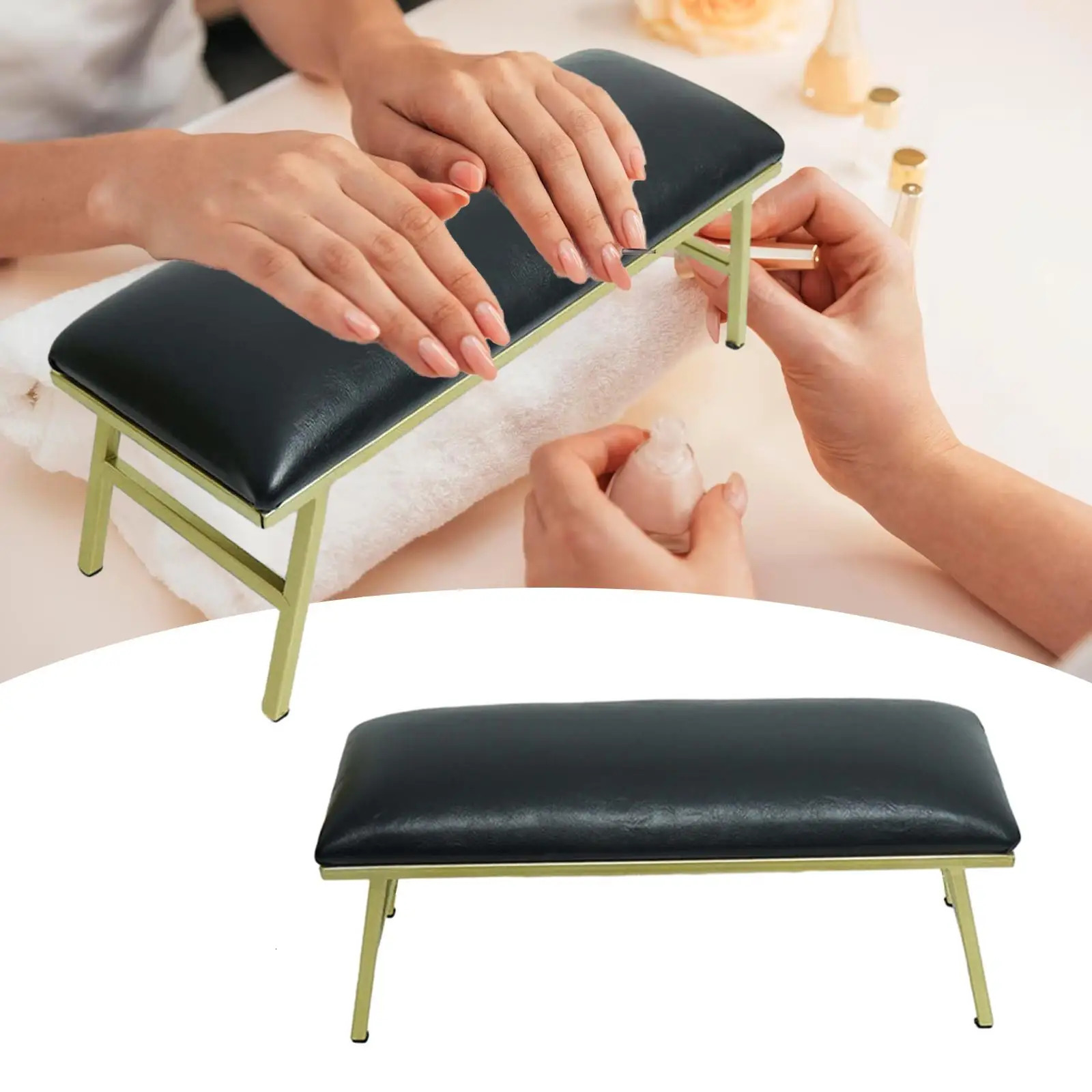 Manicure Hand Arm Rest Nails Table Desk Station Desktop Support Sturdy Durable Arm Rest Cushion Soft for Salon Home 241209