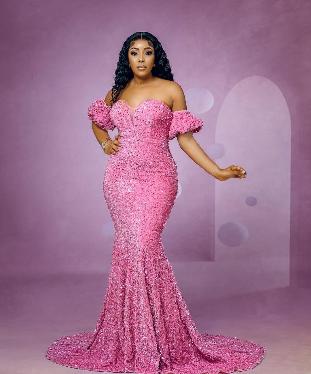 Pink Mermaid Prom Dresses 2025 Sweetheart Sequined Simple Evening Formal Party Second Birthday Engagement Gowns Plus Size Dress For Special Ocns